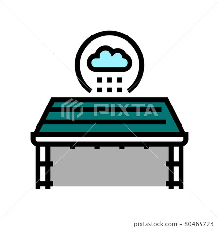 roof waterproofing color icon vector illustration 80465723