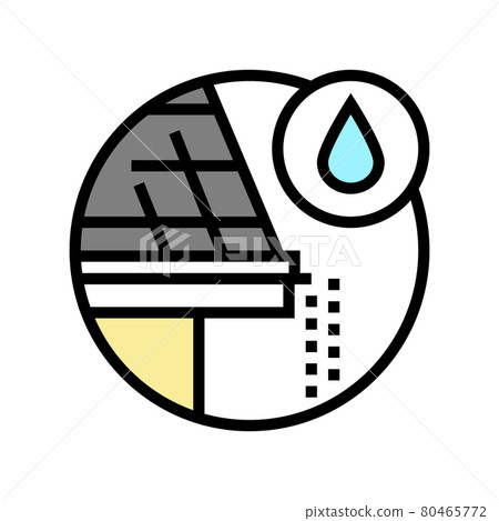 drip edge color icon vector illustration drip edge color icon vector illustration 80465772