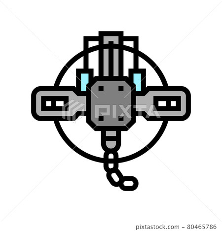 hunting trap color icon vector illustration hunting trap color icon vector illustration 80465786