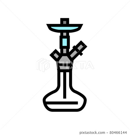 hookah modern color icon vector illustration 80466144