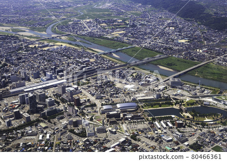 富山站北口附近鳥瞰圖 80466361