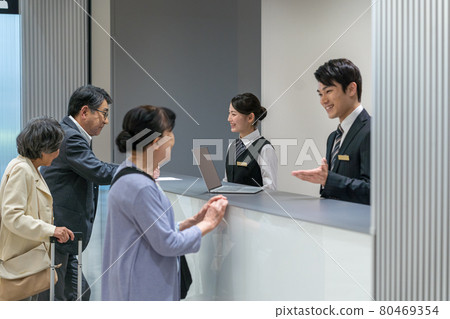 Reception desk shooting cooperation "LINK FOREST" 80469354