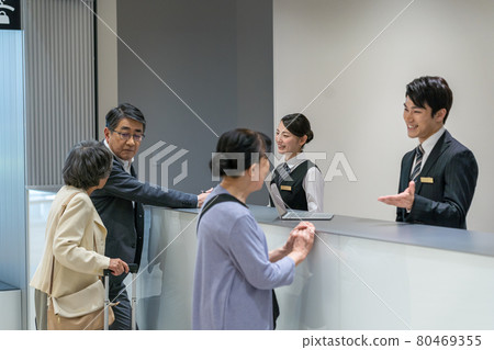 Reception desk shooting cooperation "LINK FOREST" 80469355