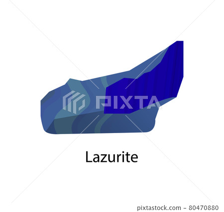 Lazurite Tectosilicate Mineral Sulfate Gem Stone Lazurite Tectosilicate Mineral Sulfate Gem Stone 80470880