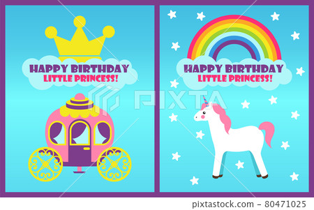 Happy Birthday Collection Vector Illustration Happy Birthday Collection Vector Illustration 80471025