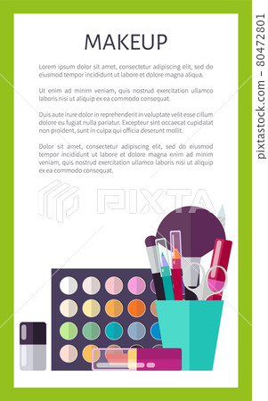 Professional Makeup Cosmetics Promotional Poster Professional Makeup Cosmetics Promotional Poster 80472801