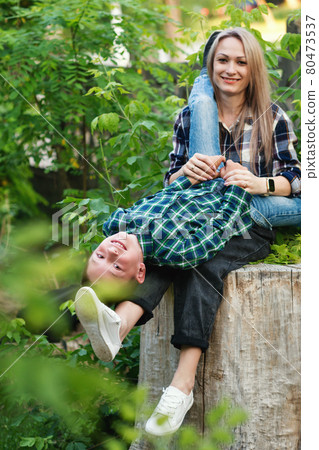 Happy family together Happy family together 80473537