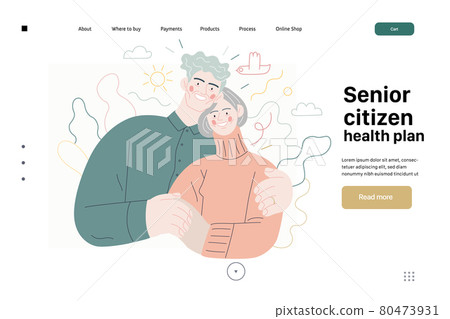 Medical insurance template - senior citizen health plan 80473931