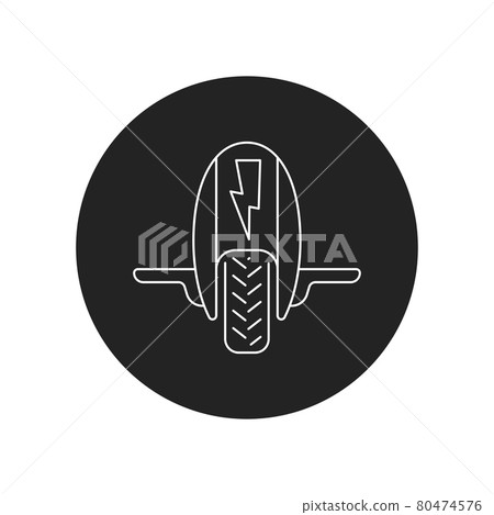 Electric monowheel black glyph icon. City transport rental. Pictogram for web, mobile app, promo. UI UX design element. Electric monowheel black glyph icon. City transport rental. Pictogram for web, mobile app, promo. UI UX design element. 80474576