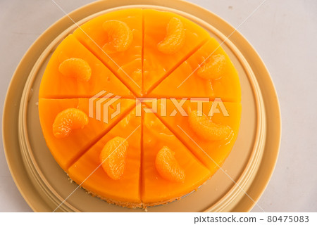 Homemade orange cake Homemade orange cake 80475083