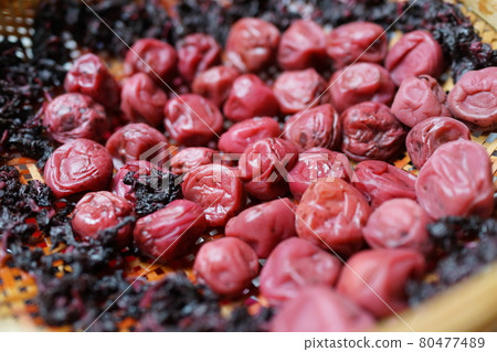 Umeboshi making homemade 80477489