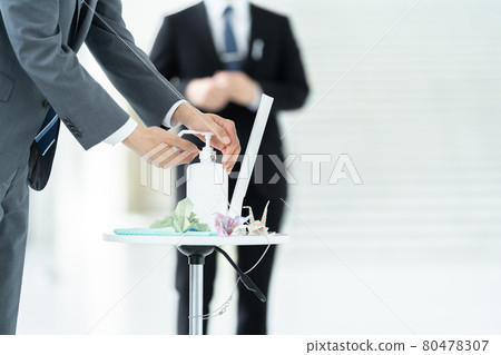 酒精消毒商人電暈 酒精消毒商人電暈 80478307