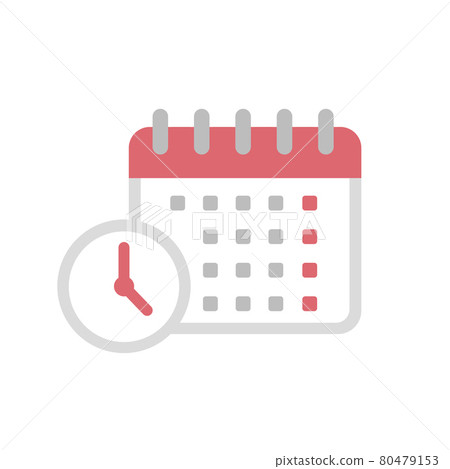 日曆·日程管理·任務矢量圖標說明 80479153