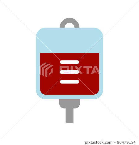 輸血/獻血/手術矢量圖標說明 輸血/獻血/手術矢量圖標說明 80479154