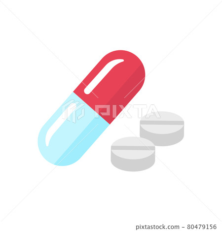 醫學/補充矢量圖標說明 80479156