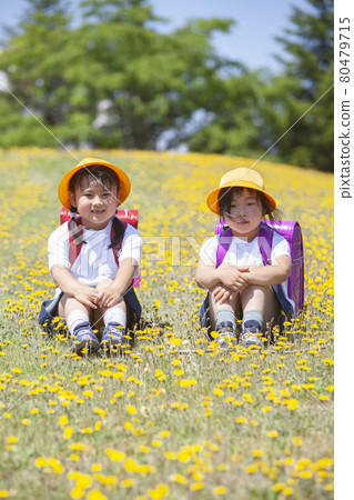 Children carrying school bags Children carrying school bags 80479715