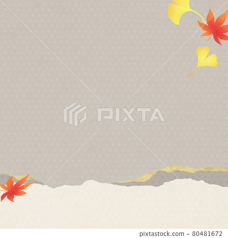 Modern autumn Japanese style background 80481672