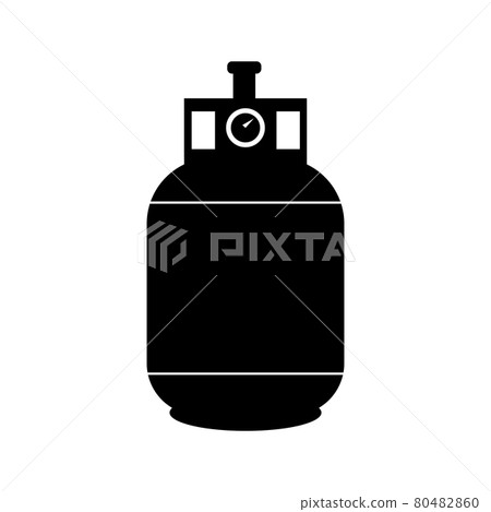 Cooking Gas Cylinder Icon as EPS 10 vector 80482860