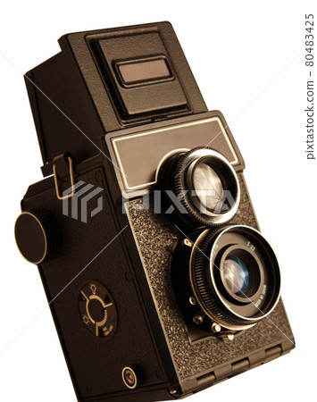 Old photographic camera. Old photographic camera. 80483425