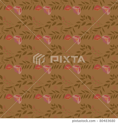 Beautiful Seamless Pattern with Flowers 80483680