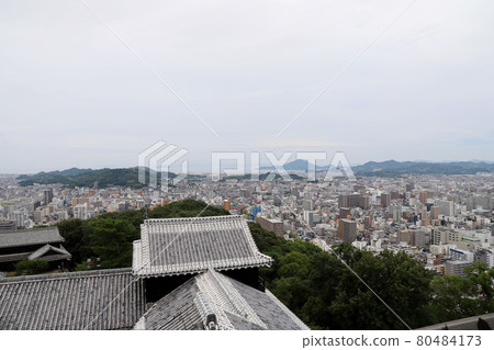 愛媛縣松山市松山城的景色 愛媛縣松山市松山城的景色 80484173