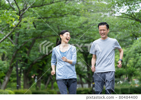 Jogging middle couple 80484400