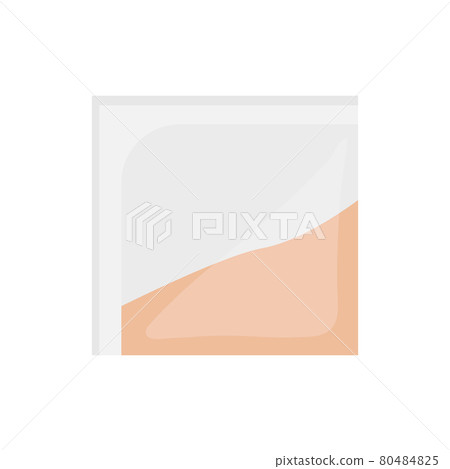 粉狀藥物的矢量圖解 80484825