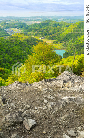 從鎌倉山（兵庫縣葛西市口內町）東側眺望的大全景※作品評論區拍攝位置 80486040
