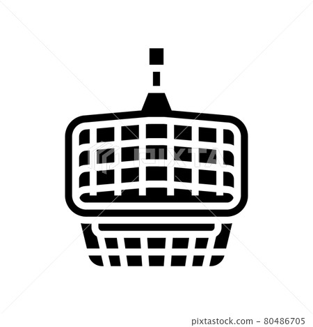 leaf scoop pool glyph icon vector illustration 80486705