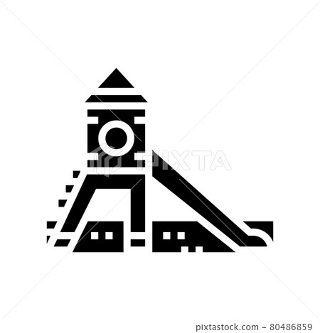 slide kindergarten glyph icon vector illustration 80486859