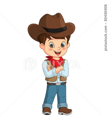 cute cowboy cartoon