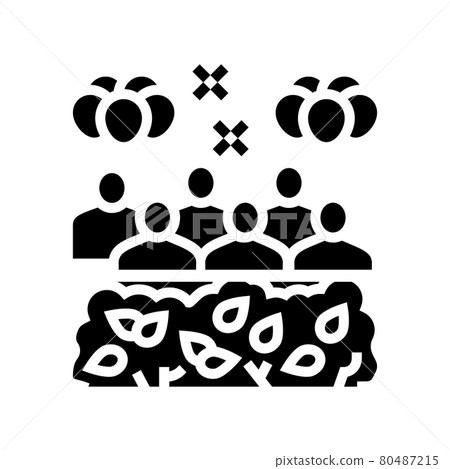jungle safari kids party glyph icon vector illustration jungle safari kids party glyph icon vector illustration 80487215