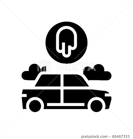 custom auto paint glyph icon vector illustration 80487355