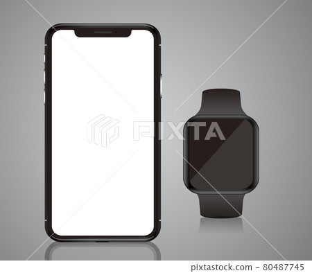 智能手錶和智能家電的模擬設計。手錶。智能手錶樣機 智能手錶和智能家電的模擬設計。手錶。智能手錶樣機 80487745
