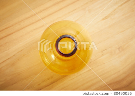 Cute round yellow vase Cute round yellow vase 80490036