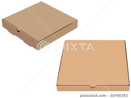 Brown Pizza Cardboard Box Brown Pizza Cardboard Box 80490363