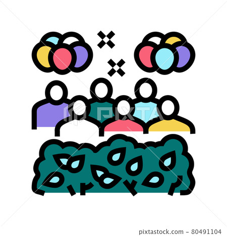 jungle safari kids party color icon vector illustration jungle safari kids party color icon vector illustration 80491104