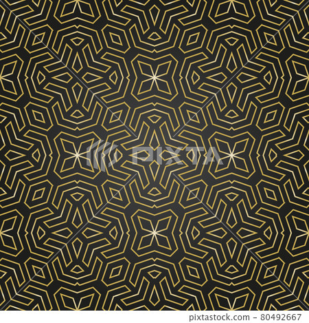 Modern Seamless Vector Pattern in Arabian Style - Stock Illustration ...