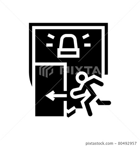 emergency preparedness glyph icon vector illustration 80492957