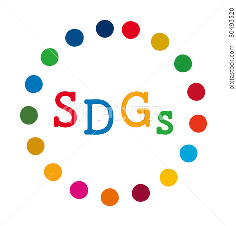 SDGs image frame and text 80493520