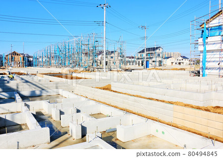 Construction site of blue sky 80494845