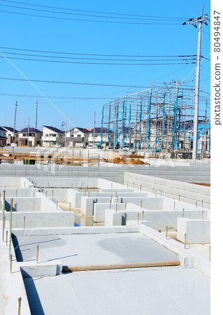 Construction site of blue sky 80494847