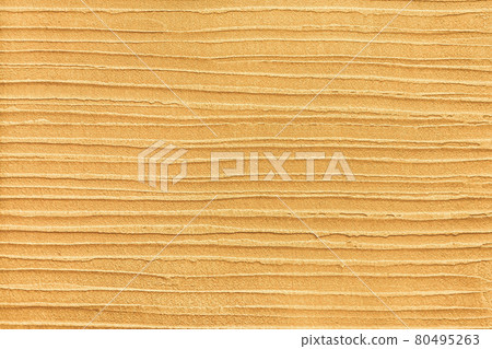 Texture of yellow stucco wall, decorative orange plaster with horizontal lines, gold background Texture of yellow stucco wall, decorative orange plaster with horizontal lines, gold background 80495263