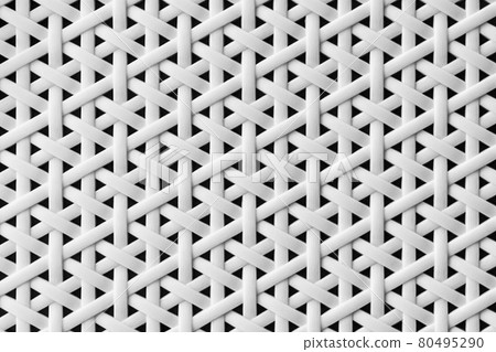 White seamless abstract geometric basket pattern texture wall background White seamless abstract geometric basket pattern texture wall background 80495290