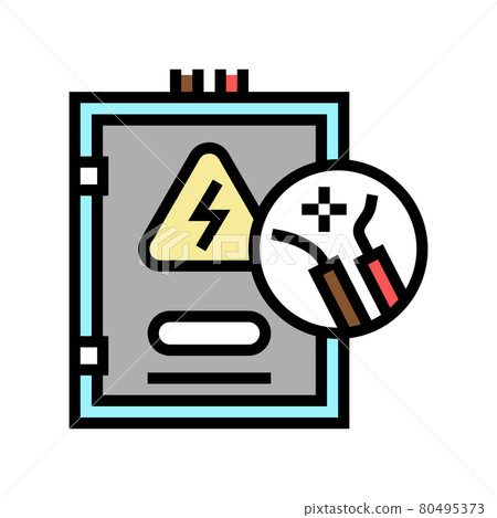 electrical repair color icon vector illustration electrical repair color icon vector illustration 80495373