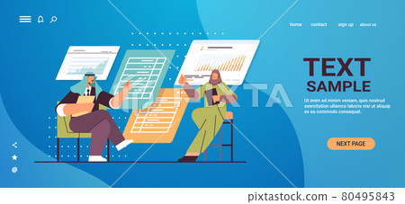 businesspeople analyzing financial data on charts and graphs planning report market analysis accounting teamwork 80495843