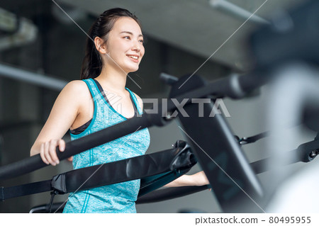 健身運動健身房跑步訓練運動 80495955