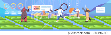 mix race people standing on money banknotes shopping digital marketing business strategy and analytics concept mix race people standing on money banknotes shopping digital marketing business strategy and analytics concept 80496018