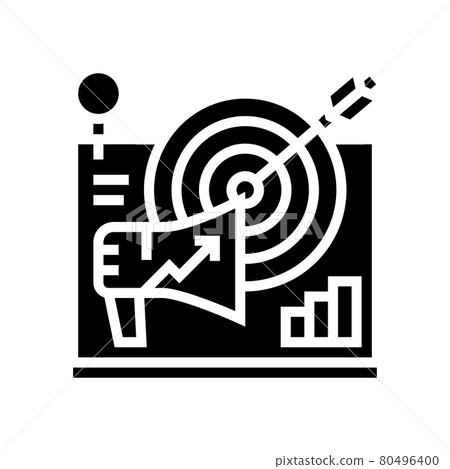 school discipline marketing glyph icon vector illustration 80496400