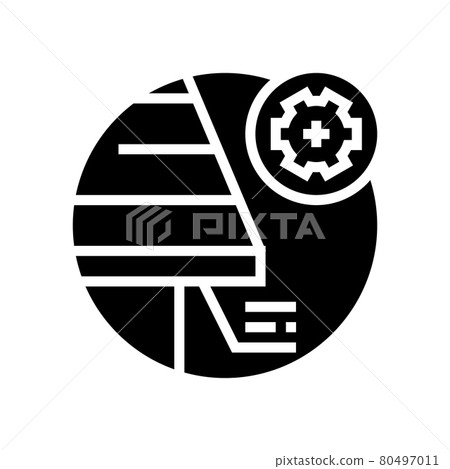 soffit roof glyph icon vector illustration soffit roof glyph icon vector illustration 80497011